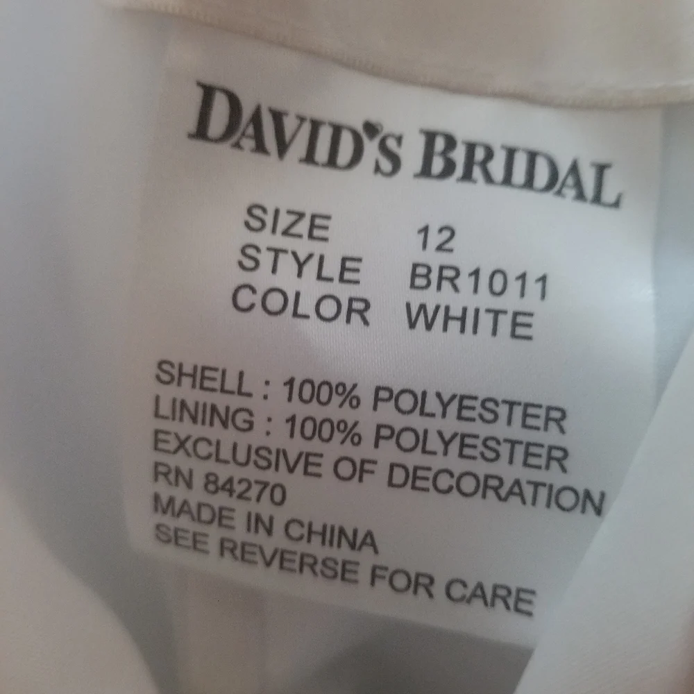 David's Bridal wedding dress - Picture 4 of 4